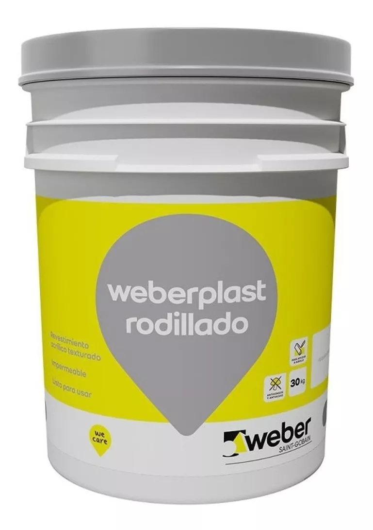 Rev.plast weber rodillado cuero x30kg